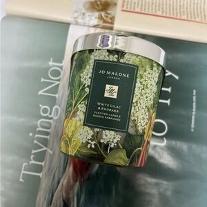 Jo Malone White Lilac & Rhubarb Scented Candle 200g New Sealed